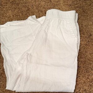 Tahari White Wide Leg Pants